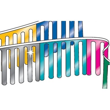 60' Metallic Fingerstone Pennant