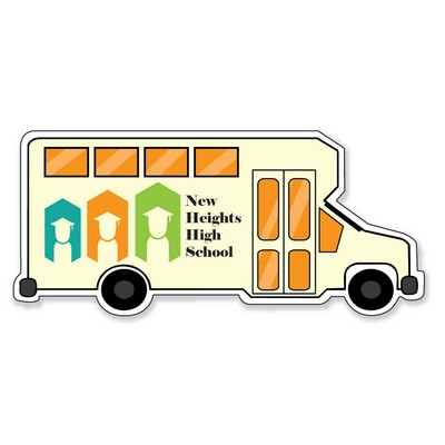 Bus Shaped NoteKeeper™ Magnet 35 Mil