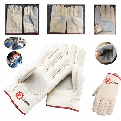 Men's Leather Work Gloves