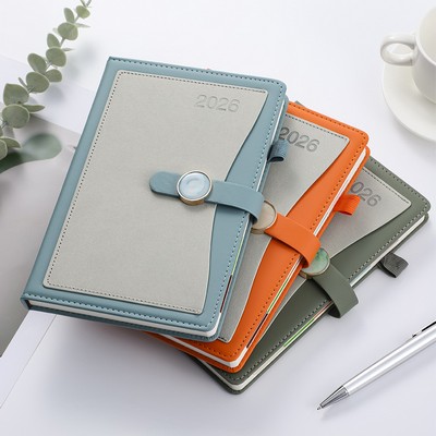 A5 Hardcover Leather Notebook