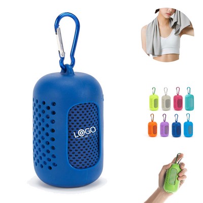 Cooling Towel w/Silicone Storage Bag