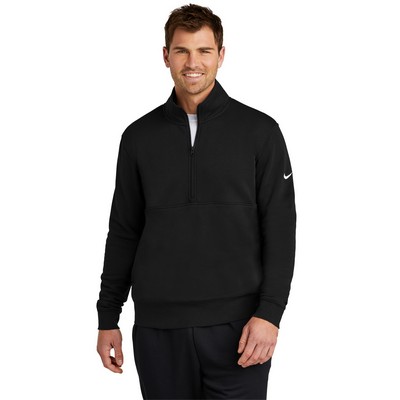 Nike Club Fleece Sleeve Swoosh 1/2-Zip