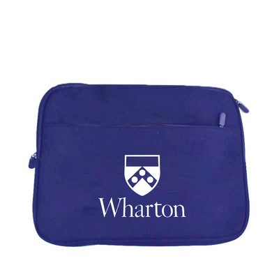 Neoprene Laptop Sleeve w/ Zipper Closure & Front Pocket and inside compartment