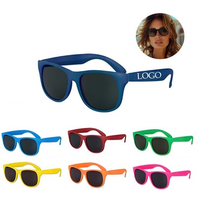 Classic UV400 Sunglasses w/PC Frame and Lens Pantone Color Customizable