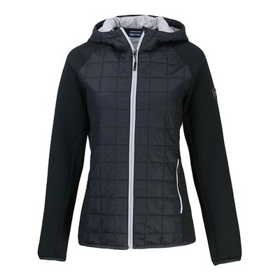 Cutter and Buck Ladies Rainier Primaloft® Eco Full Zip Hybrid Jacket