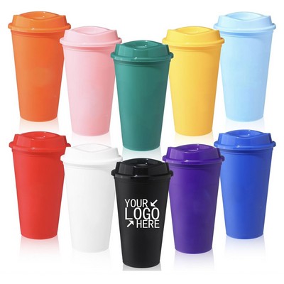 16 Oz Reusable Coffee Cups With Lids