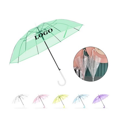 Stylish See-Through Rain Umbrella