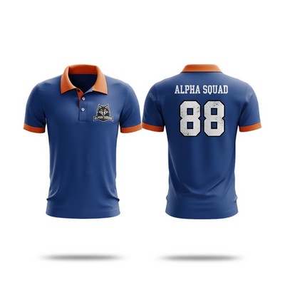 Premium Custom Short Sleeve Polo - Sports Pique - Men,