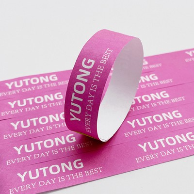 Water Resistant Paper Wristband for Music Festival, Concert