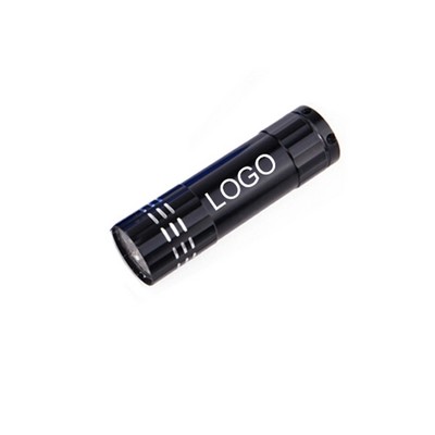 9-LED Compact Aluminum Flashlight
