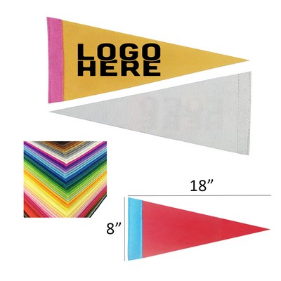 8" x 18" Single-sided Pennant Flag