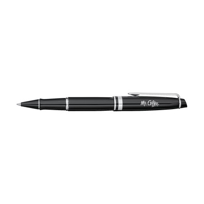 Waterman Expert Rollerball - Black - Silver Trim