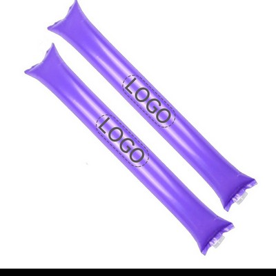 24" Plastic Inflatable Cheering Sticks Multi Color Optional w/LOGO Printable