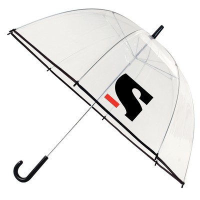 The 47" Clear Umbrella with Hook Handle
